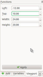 viewport options: left top width height