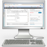 A sample of WordPress UI, which teachers can easily use in constructing their lecture blogs